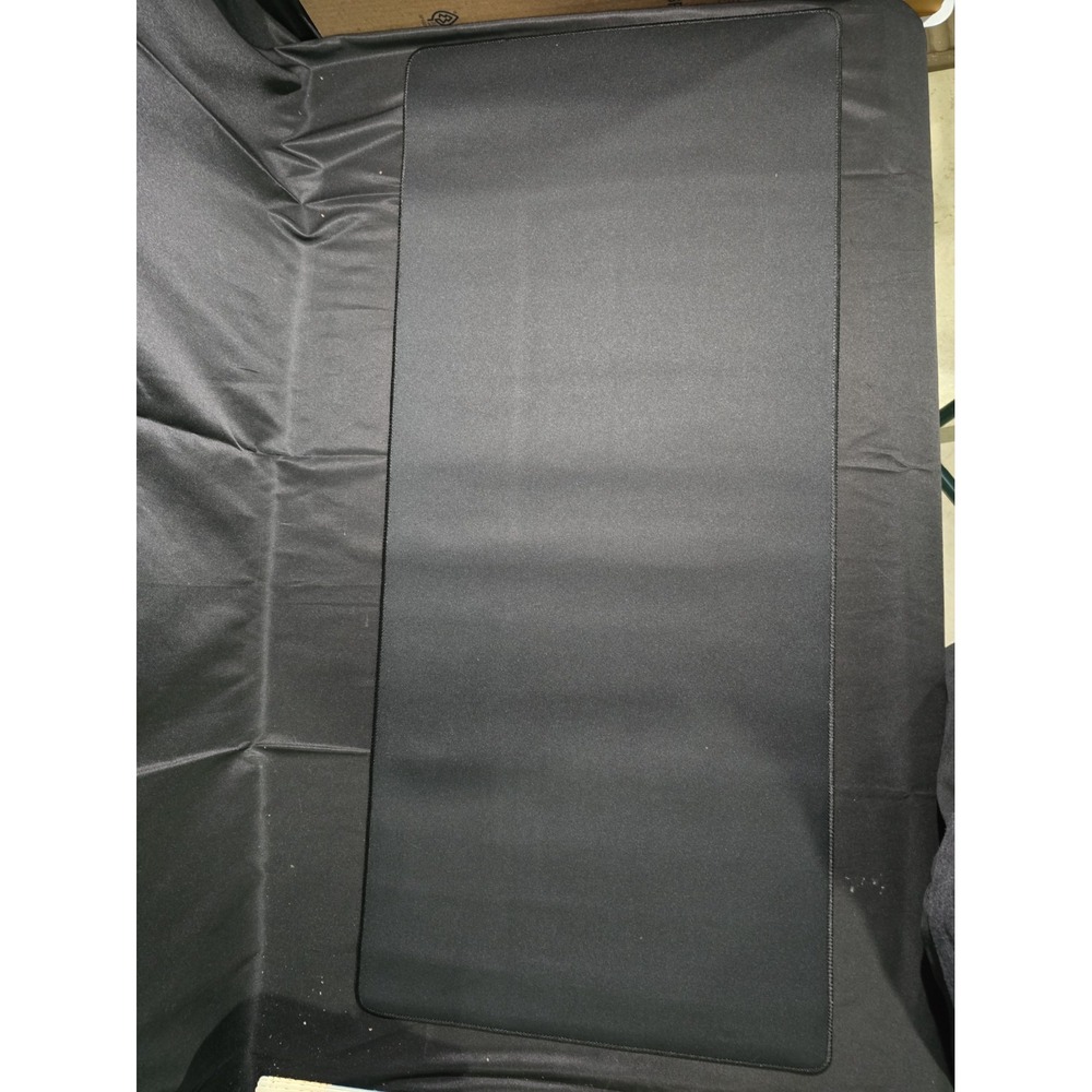Gaming Mouse Pad Stitched Edges Large XL Non-Slip Black 34.5 x 15.5 in